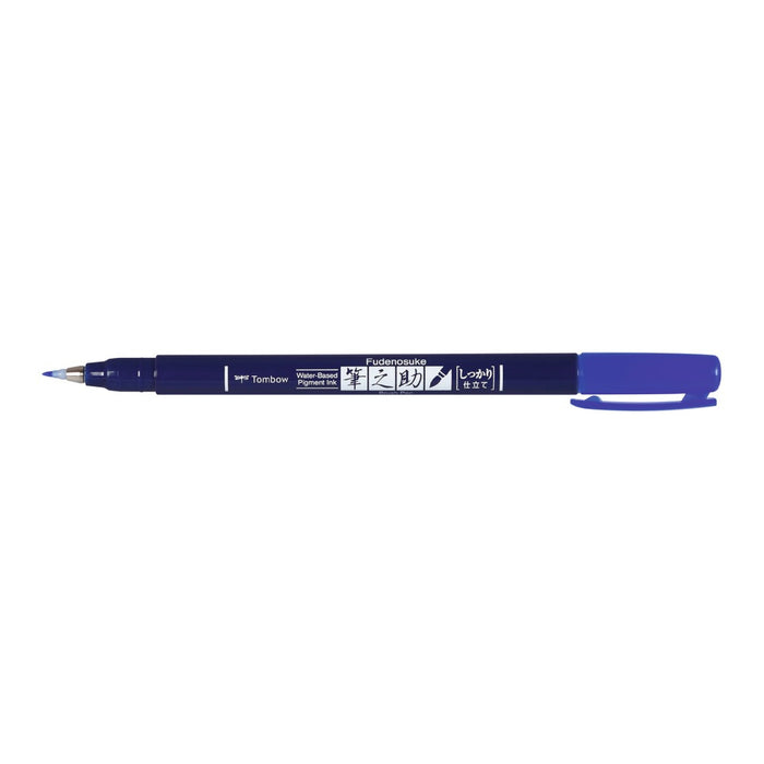 Tombow Fudenosuke Brush Pen 15 Bleu