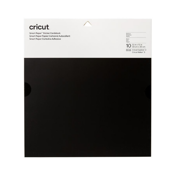 Cricut Smart Sticker Cardstock Black 33x33cm
