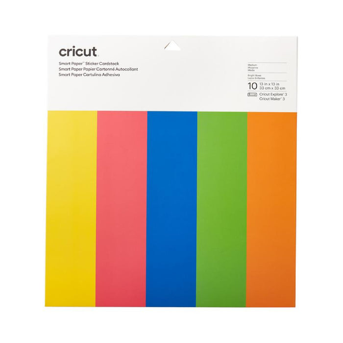 Cricut Smart Sticker Cardstock Brillant Arcs 10H