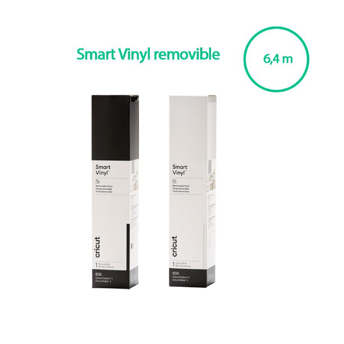 Cricut Smart Vinyl Amovible Noir 33x640cm