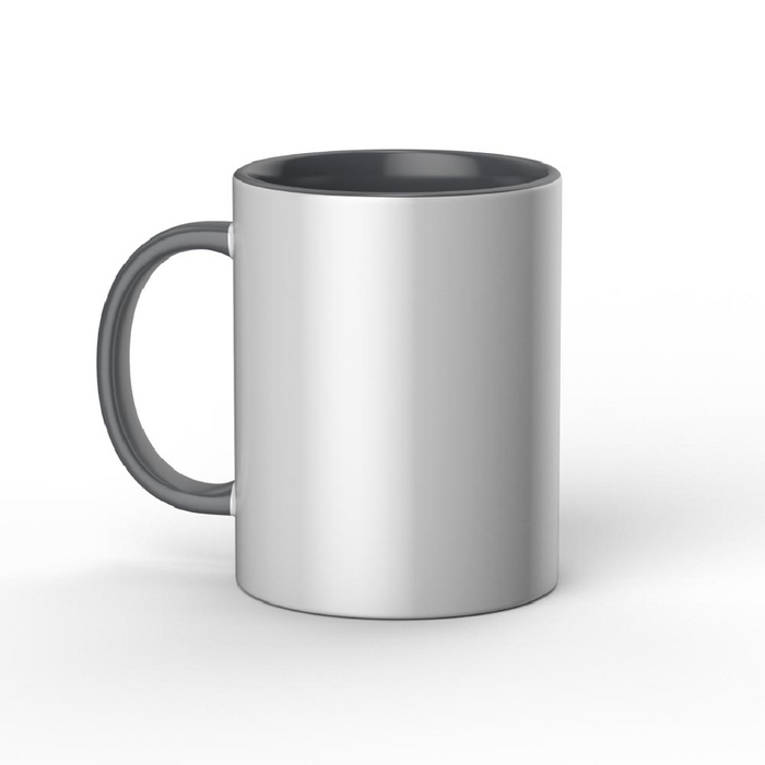 Ceramic Mug 443ml Grey Cricut Mug Press 