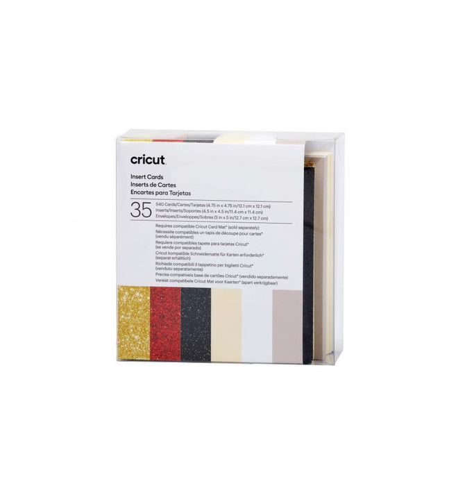 Cricut Insert Cards Glitz&amp;Glam S40(12,1x12,1cm)