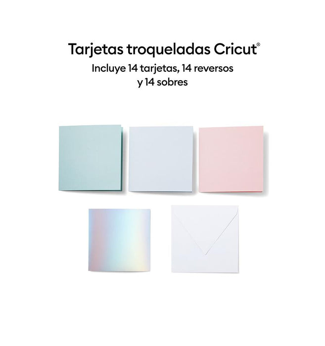 Cricut Cut-Away Cards Pastel S40 (12.1x12.1cm)