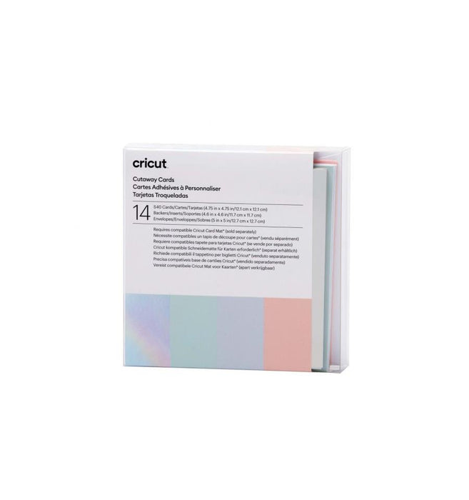 Cricut Cut-Away Cards Pastel S40 (12,1x12,1cm)