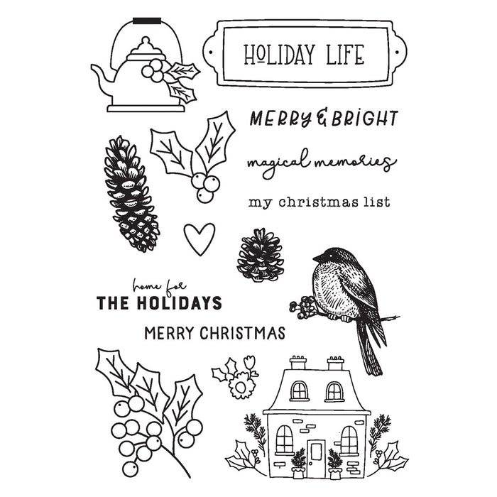 The Holiday Life Stamps