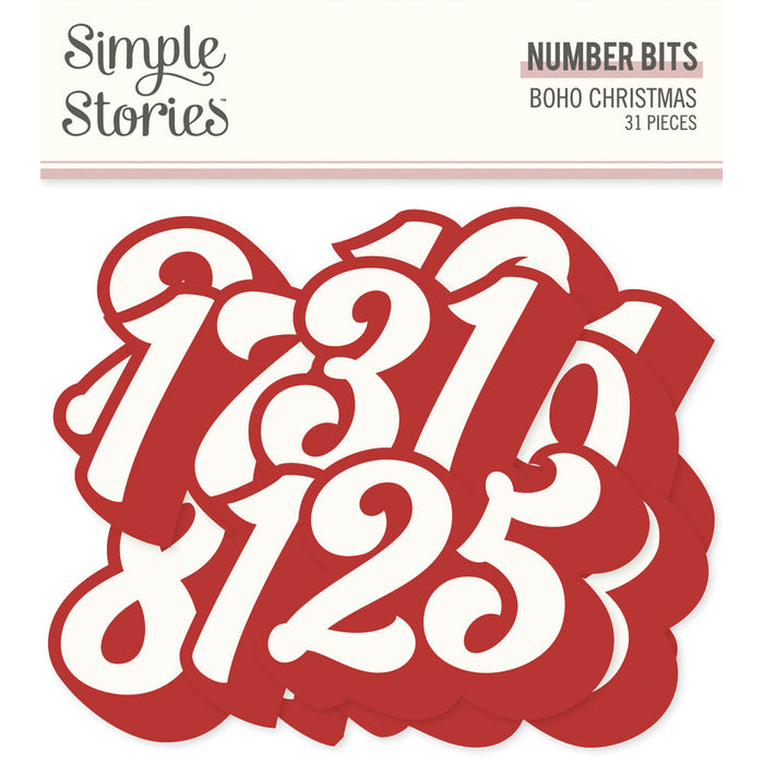 Number Bits &amp; Pieces Boho Christmas