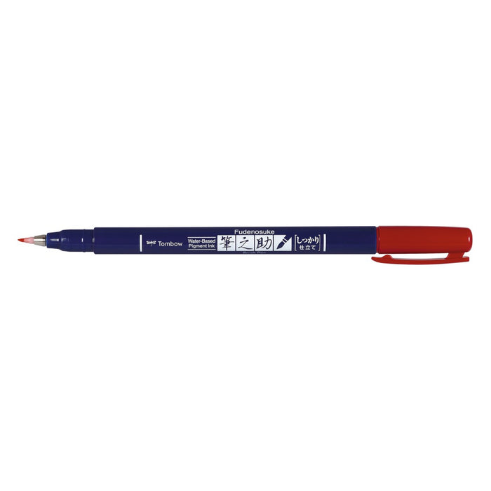 Rotulador Tombow Fudenosuke Brush Pen 25 Red