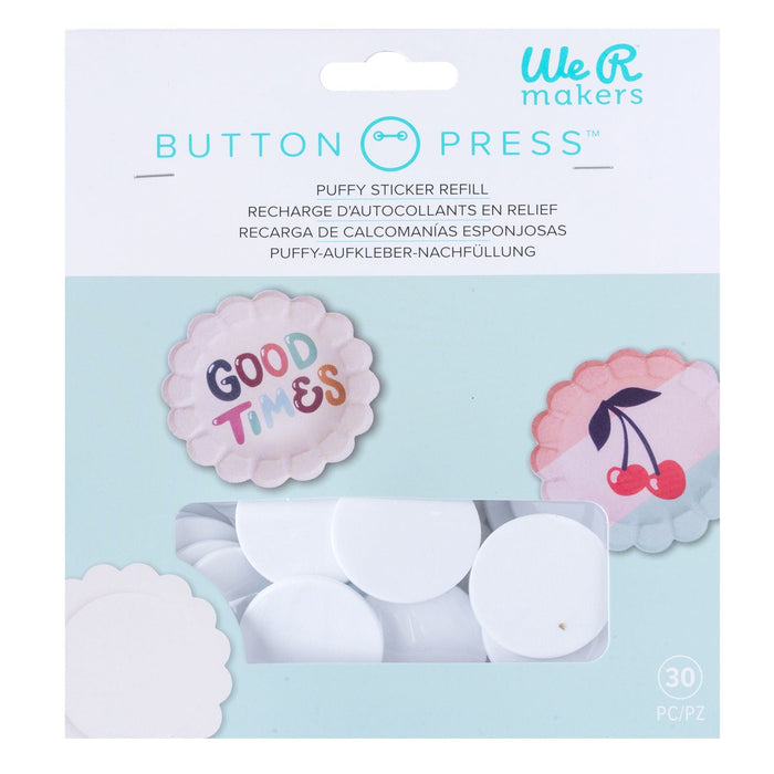 Replacement Puffy Stickers Button Press