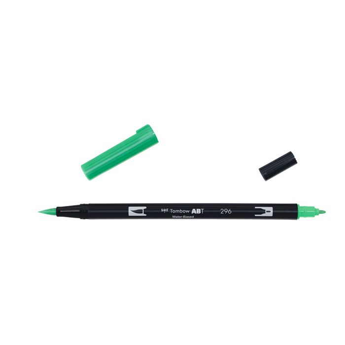 Rotulador Acuarelable Tombow Dual Brush-Pen Abt 296 Green