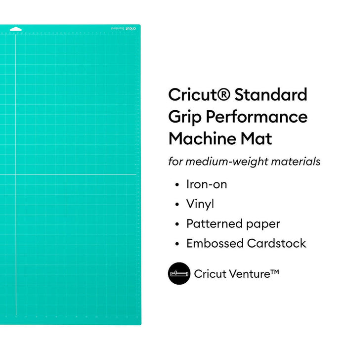 Cricut Matte Kleber Standard 61x71 StandardGrip Cricut Venture