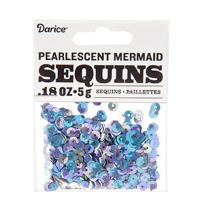 Pearlescent Mermaid Sequins 5mm