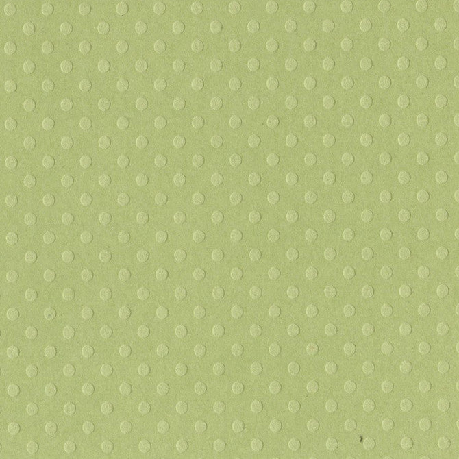 Celtic Green Dots Textured Cardstock