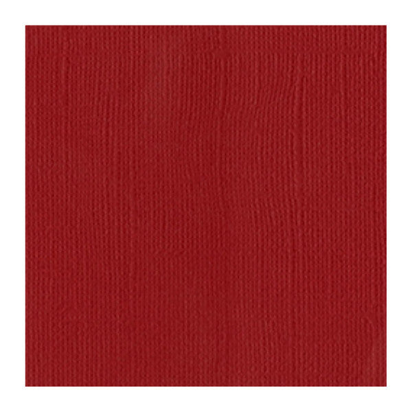 Carton Texturé Toile Rouge