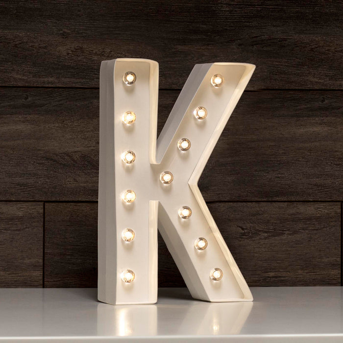 Lettre K Marquee Love 30 cm.