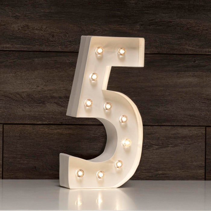 Number 5 Marquee Love 30 cm.