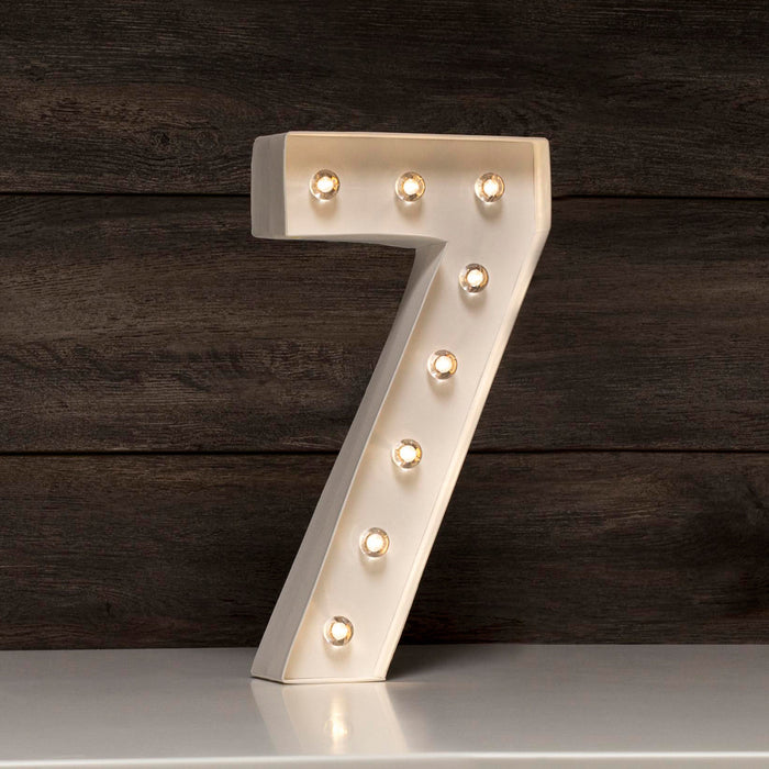 Number 7 Marquee Love 30 cm.