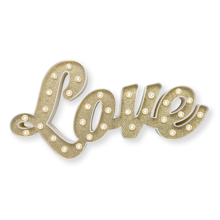 Word LOVE Marquee Love