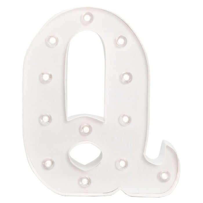 Letter Q Marquee Love 25cm