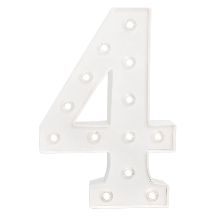 Number 4 Marquee Love 25cm