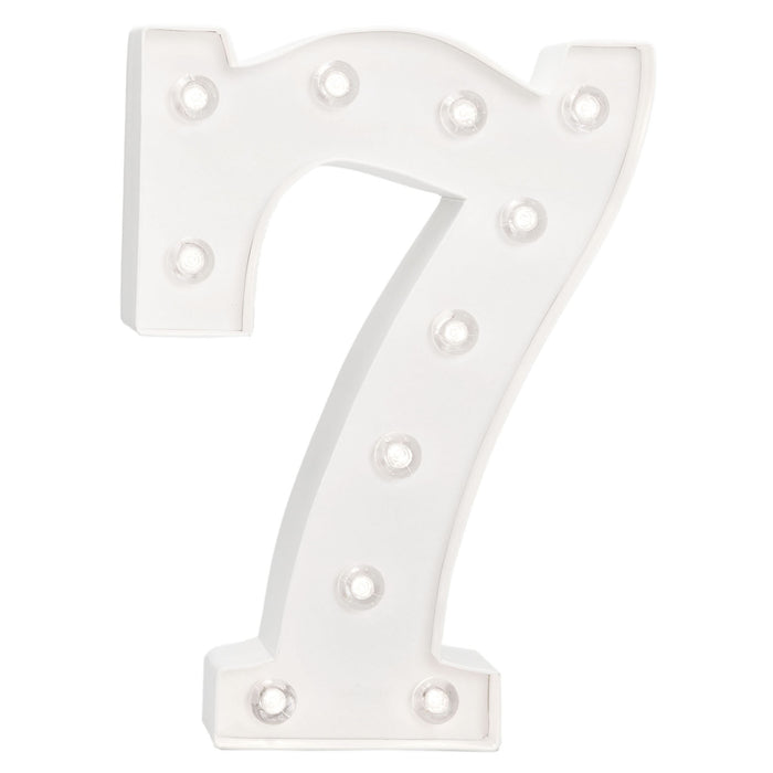 Number 7 Marquee Love 25cm