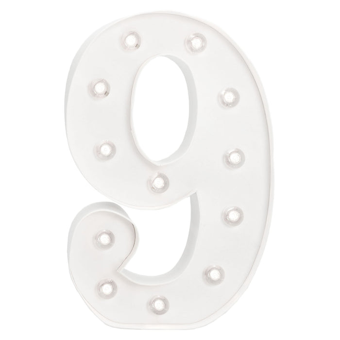 Number 9 Marquee Love 25cm