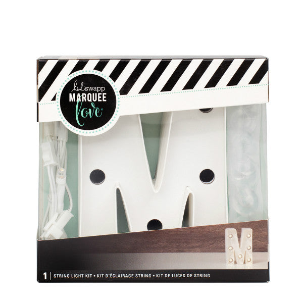 Letter M Marquee Love 10 cm