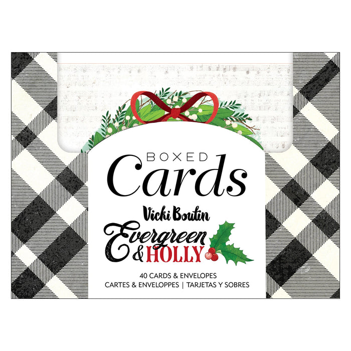 Card Kit Evergreen and Holly