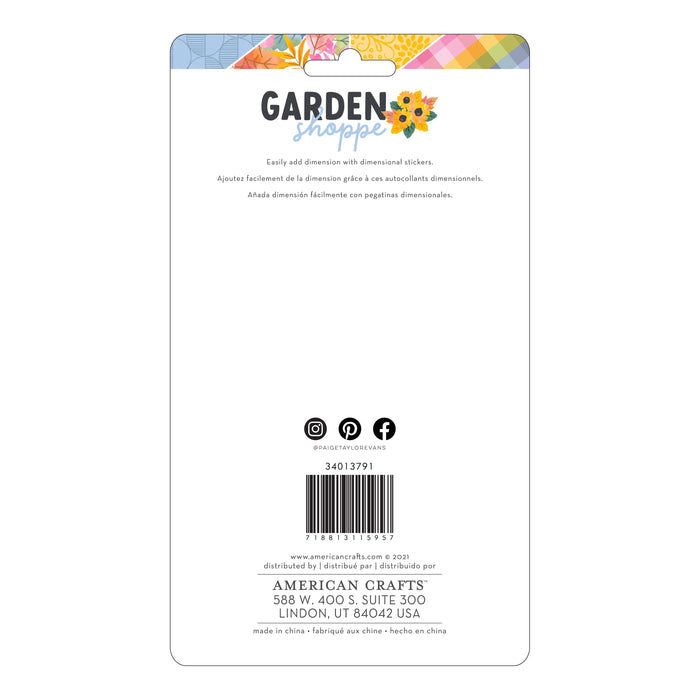 Layered Sticker  Garden Shoppe
