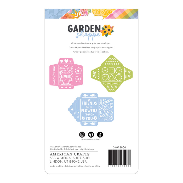 Modèles de mini-enveloppes Garden Shoppe