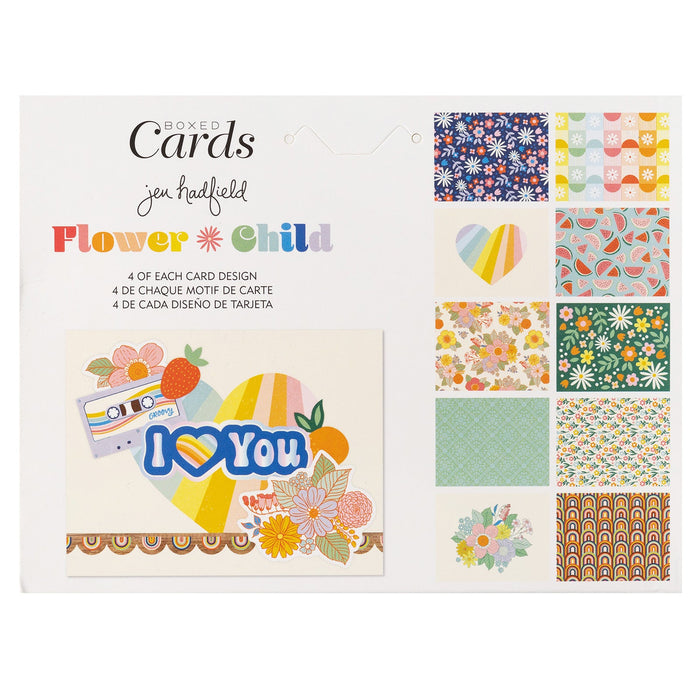 Kit de cartes Enfant Fleur