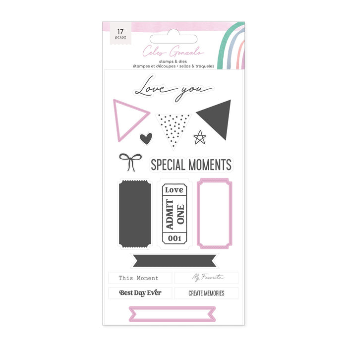 Rainbow Avenue Icon Stamp and Cutter Set