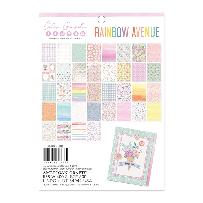 Rainbow Avenue Petit bloc de papier