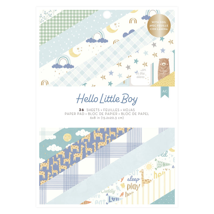 Hello Little Boy Small Paper Block