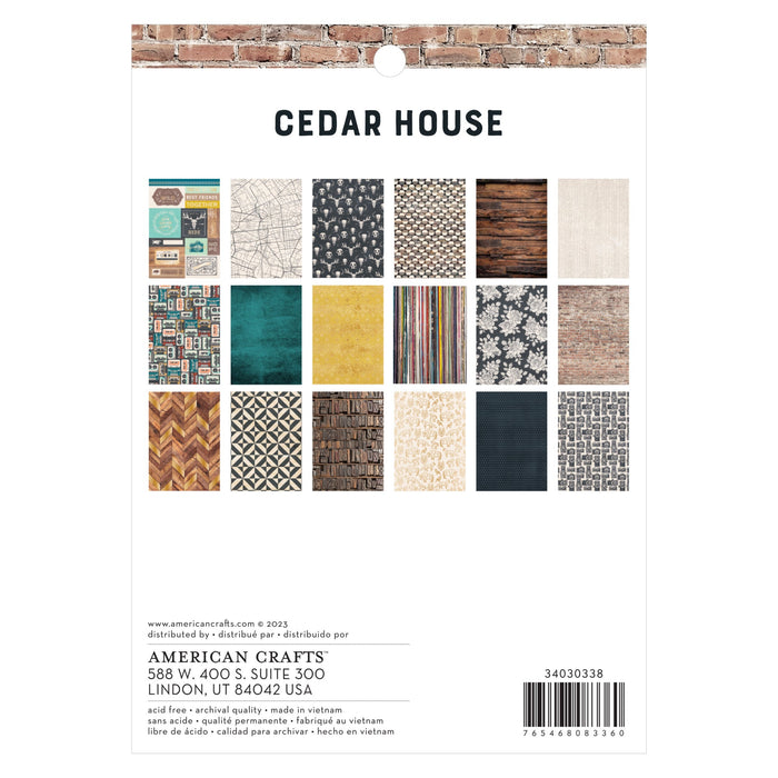 Petit bloc de papier Cedar House