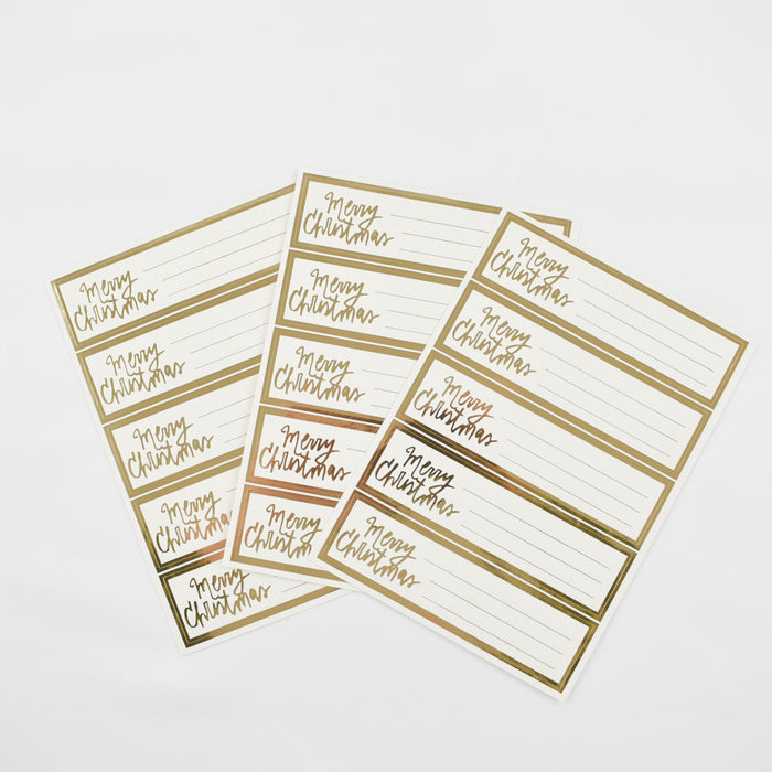 Holiday Slate Labels