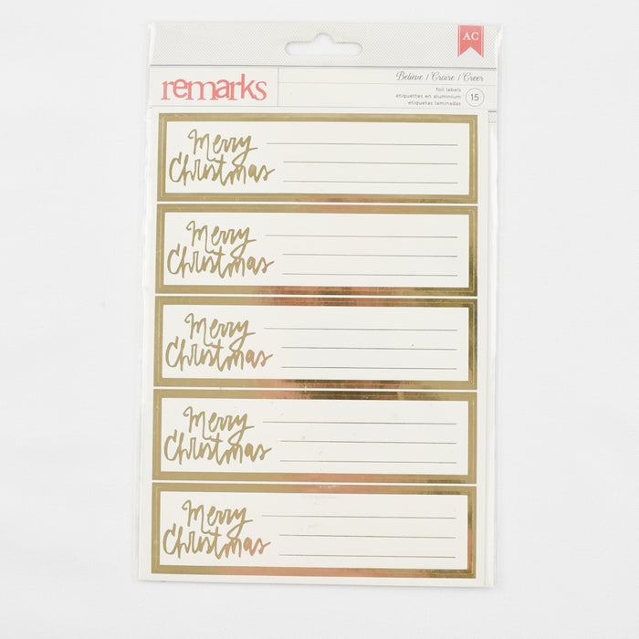 Holiday Slate Labels