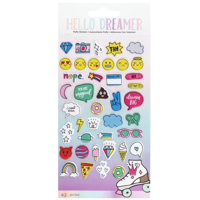 Puffy Stickers   Hello Dreamer