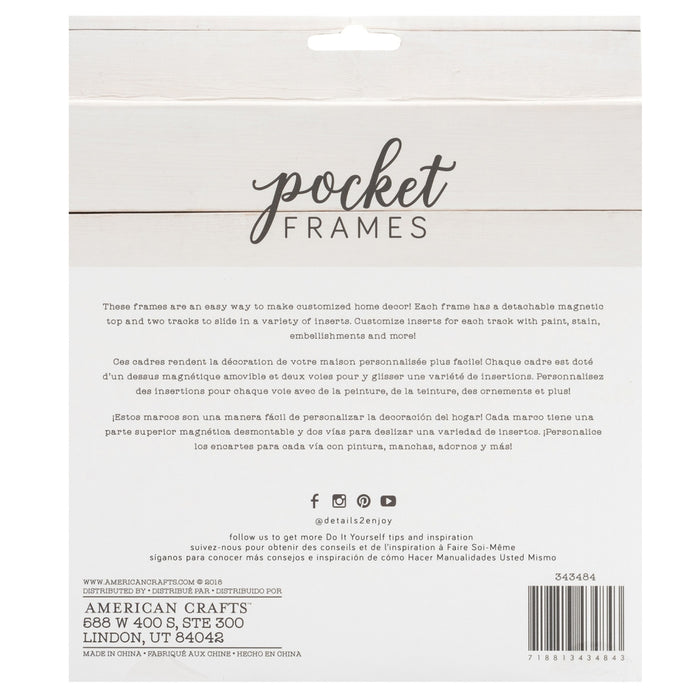 Pocket Frames 6x5.5 Do It Yourself Details 2 Enjoy