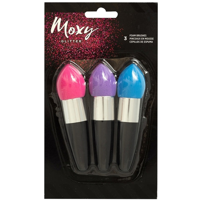 Moxy Glitter Foam Brushes