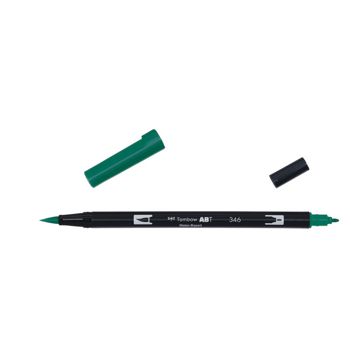 Tombow Dual Brush-Pen Abt 346 Marqueur Aquarelle Vert Mer