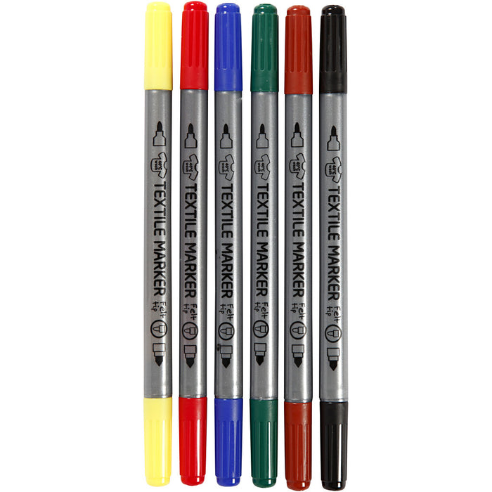 Fabric Markers Wide Line 6ud