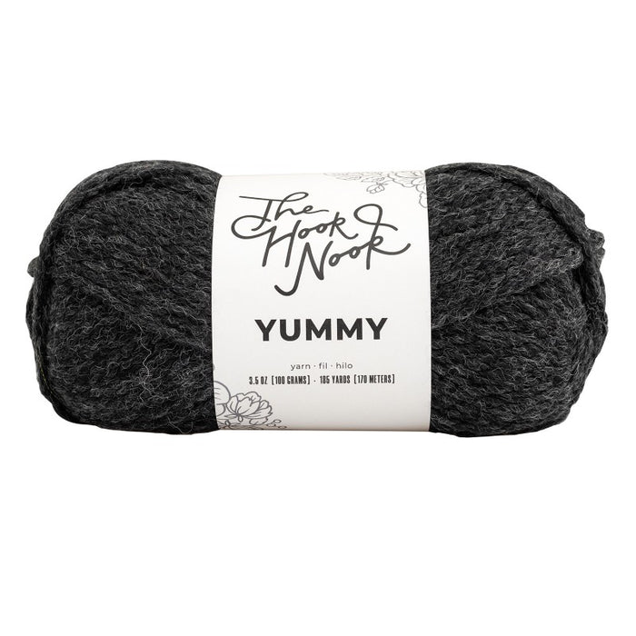 Skein The Hook Nook Yummy Bulky 100 gr. Charcoal Toothpaste