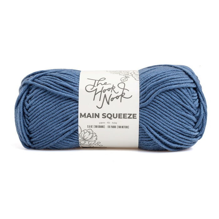 Skein The Hook Nook Main Squeeze Worsted 100 gr. Midnight Decisions