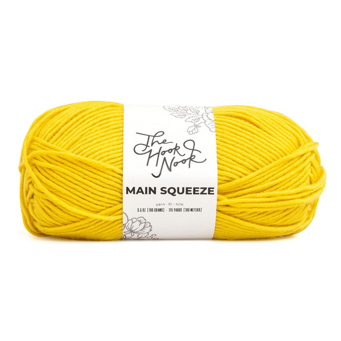 Madeja The Hook Nook Main Squeeze Worsted 100 gr. Mustard Yellow