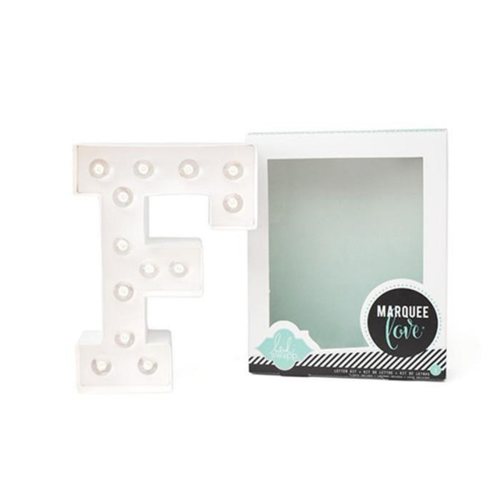 Letter F Marquee Love 20cm
