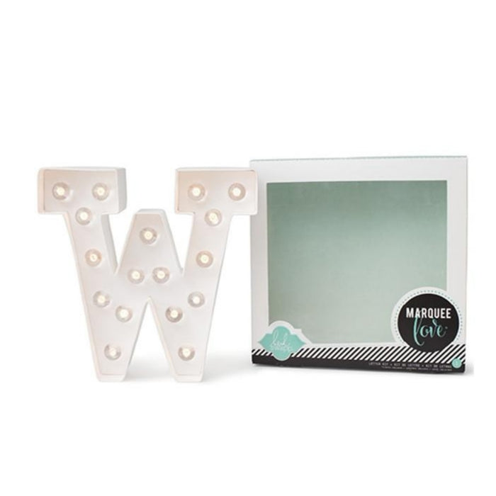 Letter W Marquee Love 20cm