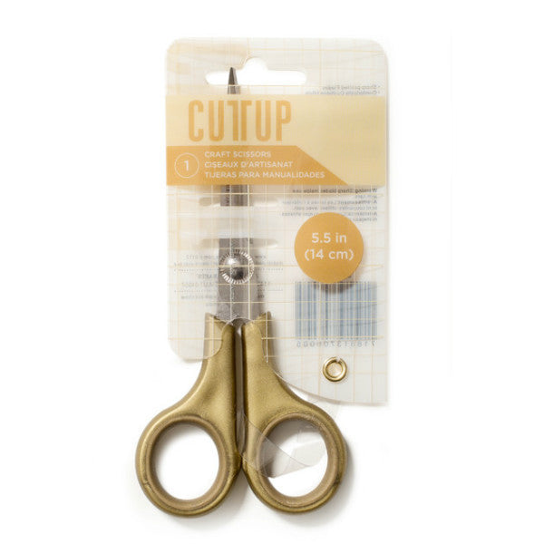 Extra fine scissors gold colour