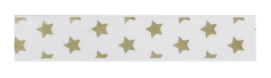 Fabric Tape Gold Stars