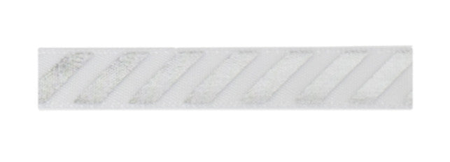 Fabric Tape Silver Stripe