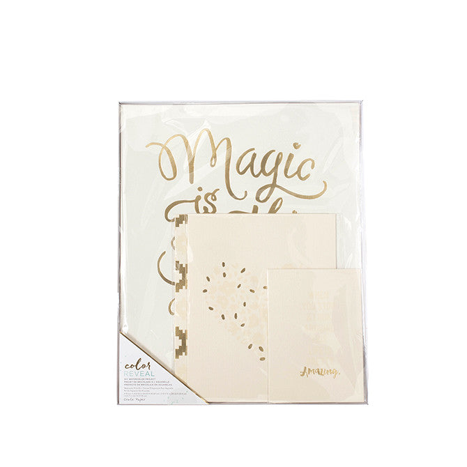Kit de feuilles d'aquarelle Magic is Something you Make Color Reveal